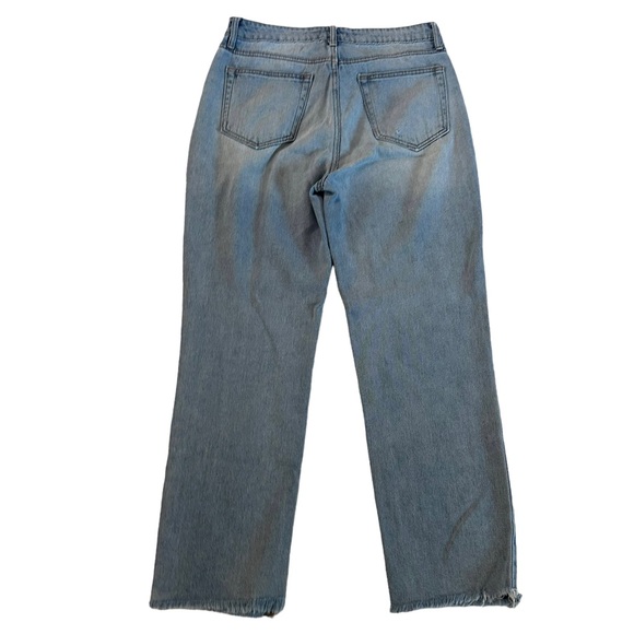 Cello 100% Cotton Distressed Hem Jeans Size 13/31 - Picture 3 of 16